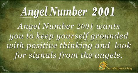 2001 angel number|More.